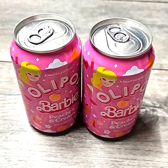 OLIPOP Other - OLIPOP Barbie Limited Edition Peaches & Cream 12 fl oz A New Kind Of Soda